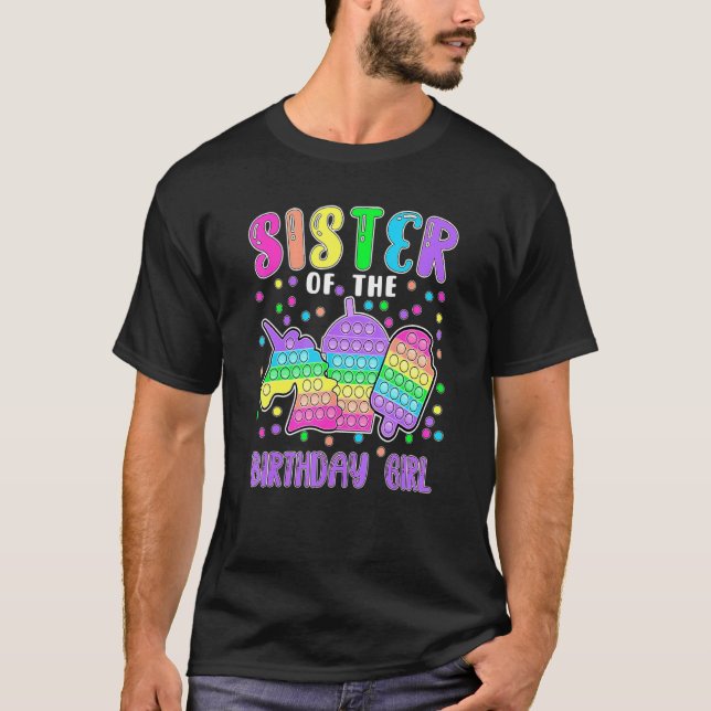 Camiseta Dejemos a la hermana del Chica de cumpleaños, Pop  (Anverso)