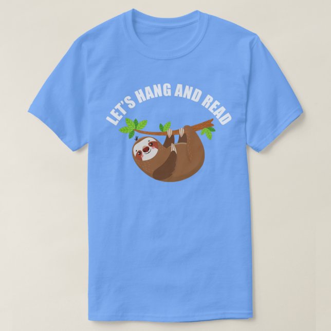 Camiseta Dejemos Colgar Y Leer Libros (Diseño del anverso)