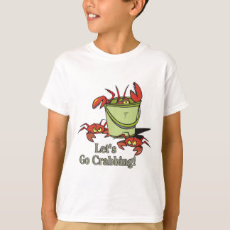 Camiseta dejemos el cubo de cangrejos gráfico