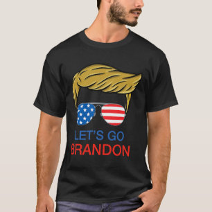 Camiseta Dejemos que 39 se vaya Brandon canta curioso Biden