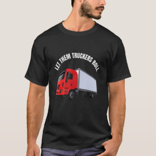Camiseta Dejemos que camioneros viajen en convoy de liberta