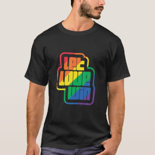 Camiseta Dejemos que el amor gane a CSD LGBT.