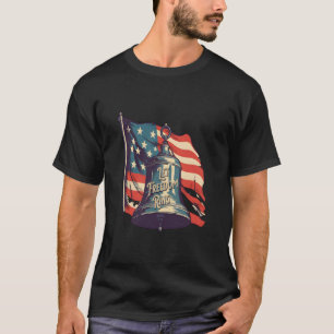 Camiseta Dejemos que la libertad suene divertida eslogan