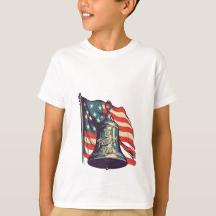 Camiseta Dejemos que la libertad suene divertida eslogan