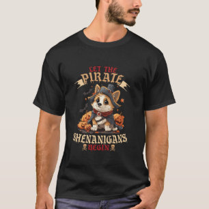 Camiseta Dejemos que los ladrones piratas comiencen Pembrok
