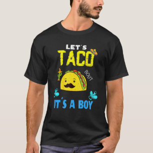 Camiseta Dejemos que Taco discuta sobre un bebé género reve