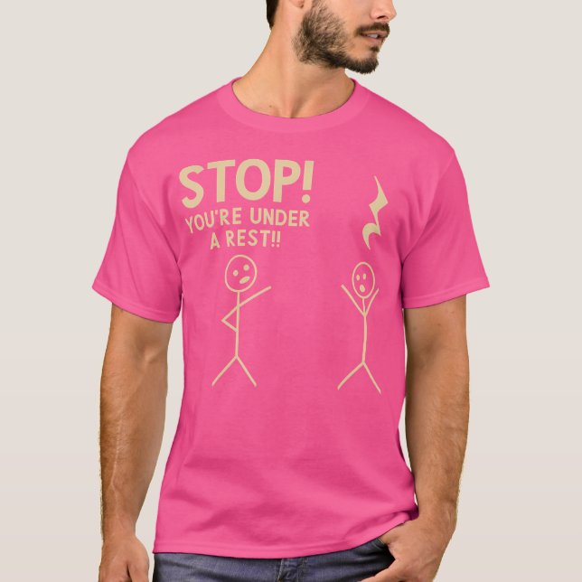 Camiseta Dejen De Estar Bajo Arresto, Divertida Notación Mu (Anverso)