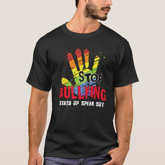 Camiseta Dejen de intimidar a los partidarios de la mano, s (Anverso)
