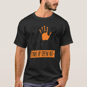 Camiseta Dejen de intimidar a Naranja, alcen su voz en el D