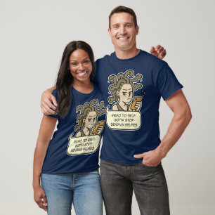 Camiseta Dejen de mandar selfies, graciosa mitología griega