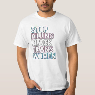 Camiseta Dejen de matar a mujeres trans negras