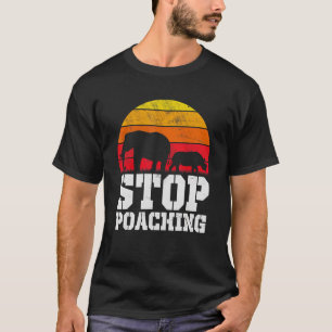 Camiseta Dejen de Matar Elefantes Rinocerontes Fauna Silves