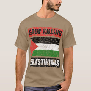 Camiseta Dejen de matar palestinos