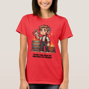 Camiseta ¡Dejen los fuegos artificiales a los profesionales