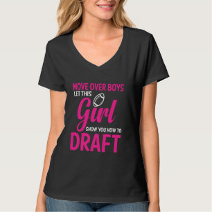 Camiseta Dejen Paso Chicas Draft Fantasy Football