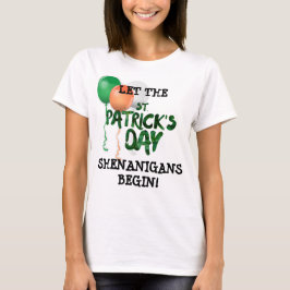 Camiseta Dejen que los travesuras del día de St. Patricks c