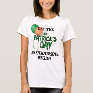 Camiseta Dejen que los travesuras del día de St. Patricks c