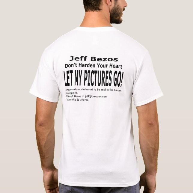 Camiseta ¡Dejen Que Mis Fotos Se Vayan! (Reverso)