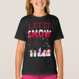 Camiseta Dejen que nieve - Graciosos Navidad
