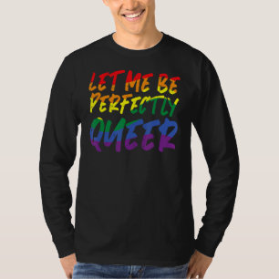 Camiseta Dejen que sea un orgullo gay con la bandera arcoir