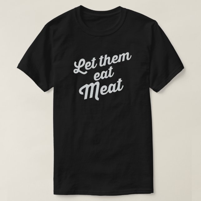 CAMISETA DÉJENLES COMER CARNE (Diseño del anverso)