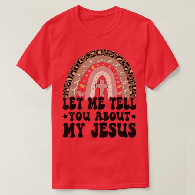 Camiseta Déjenme Decirles De Mi Dios Dios, Biblia Cristiana (Diseño del anverso)