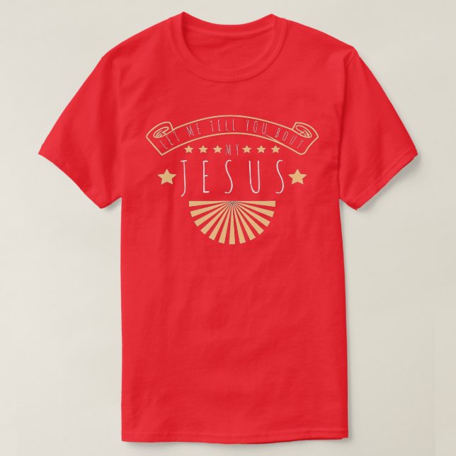 Camiseta Déjenme Decirles De Mis Creyentes Cristianos Jesús (Diseño del anverso)
