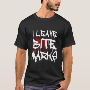 Camiseta Dejo a Bite Marks Fun Halloween Vampiro Sangre Spl