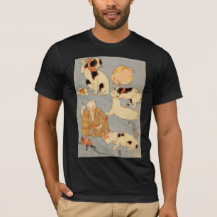 Camiseta ) del 下 del (del たとえ尽の内, gatos japoneses del 国芳