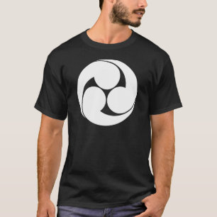 Camiseta ） del 地抜き del （del 左三つ巴