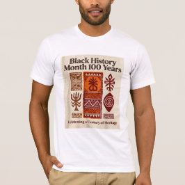 Camiseta del 100º Aniversario del Mes de la Histor