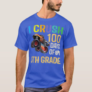 Camiseta del 100º día de 5º grado Camión divertido