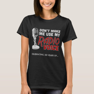 Camiseta del 20º Aniversario de PMRP para Mujeres