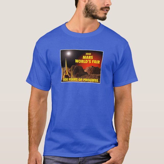 Camiseta Del 2040 la feria del mundo de marcha (Anverso)