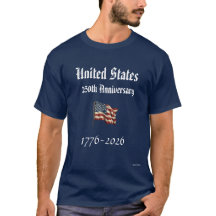 Camiseta del 250 aniversario de Estados Unidos