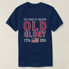 Camiseta del 250 aniversario de Old Glory América