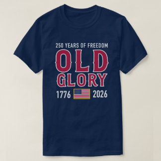Camiseta del 250 aniversario de Old Glory América