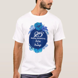 Camiseta del 25° aniversario del Boda