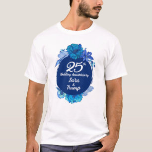 Camiseta del 25° aniversario del Boda