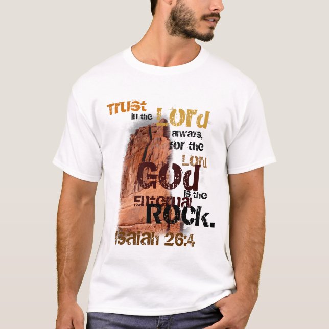Camiseta del 26:4 de Isaías (Anverso)