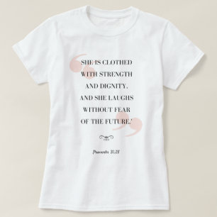Camiseta ♥ del 31:25 de los proverbios
