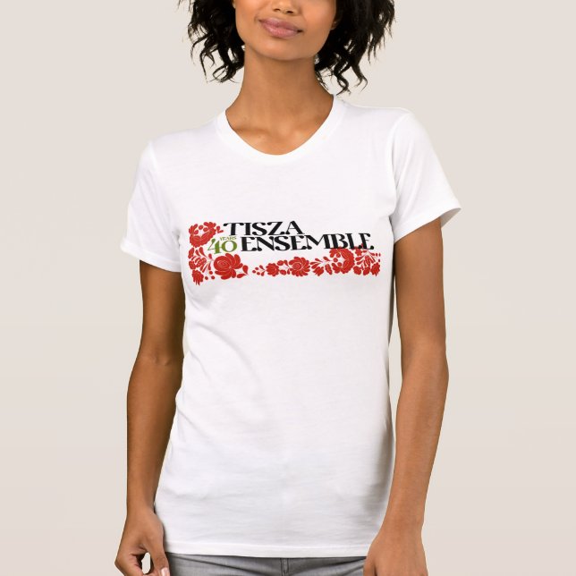 Camiseta del 40 aniversario de Tisza Ensemble (muj (Anverso)