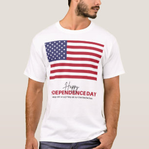Camiseta del 4 de Julio   Camisa de la bandera de 