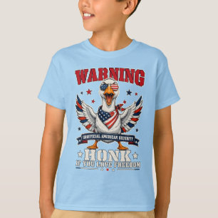 Camiseta del 4 de Julio de Ganso Enojado