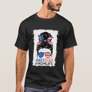 Camiseta del 4 de julio de la vida de mamá america