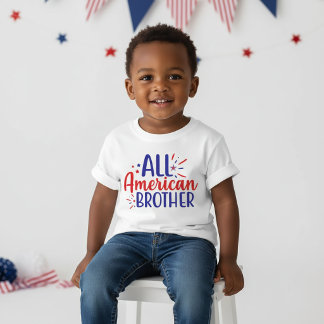Camiseta del 4 de julio para niños hermano totalme
