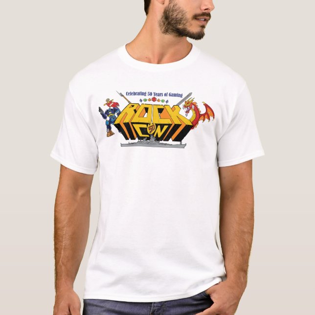 Camiseta del 50 aniversario de Rock-Con (Anverso)