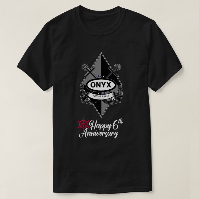 Camiseta del 6º aniversario de ONYXGL (Diseño del anverso)