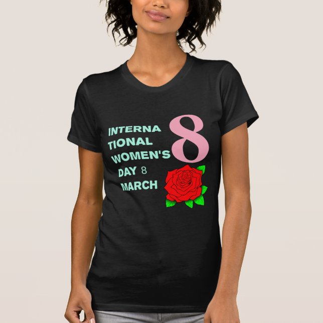 Camiseta del 8 de marzo de 2023, Día Internacional (Anverso)
