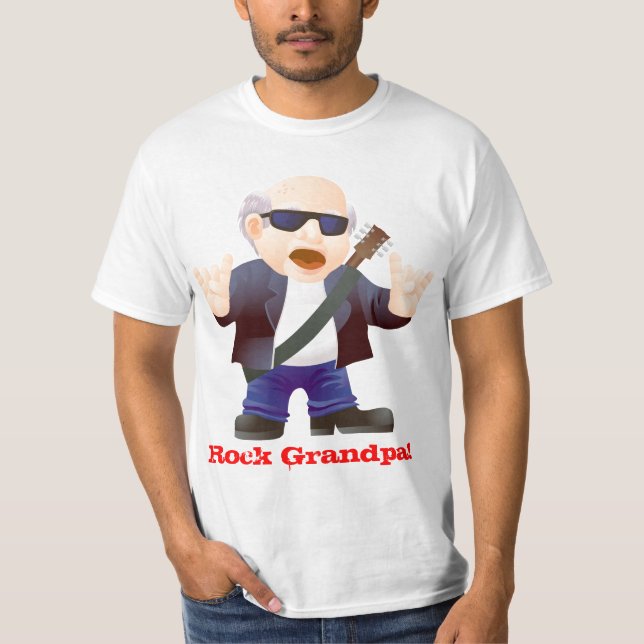 Camiseta del abuelo de la roca (Anverso)